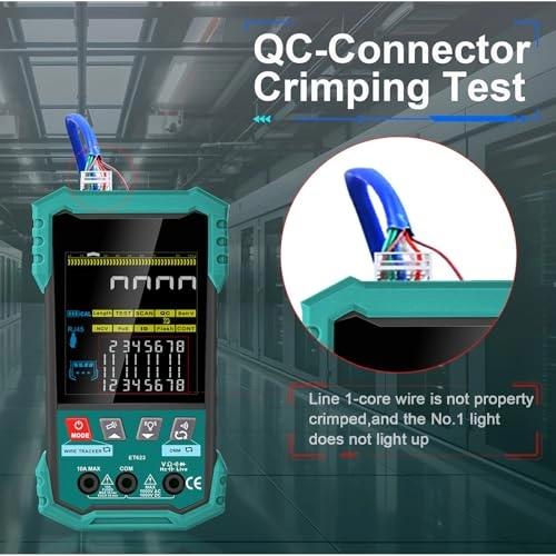 Networks Cable Tester - 1250mAh 2.5~400m 6000 Count
