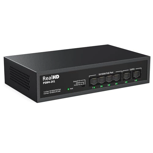 4 Port POE Switch 6-Ports