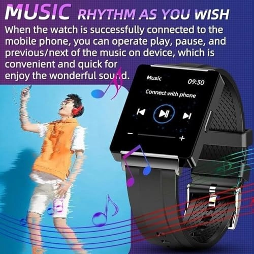 Smartwatch - 1.35" HD Blood Glucose 100+ Sports Modes