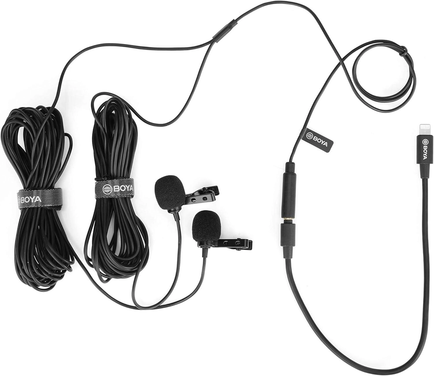 BY -M2D Lightning+3.5mm-Mini-Jack Microphone