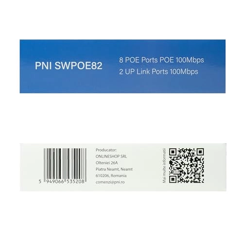 PNI-SWPOE82 8-Ports