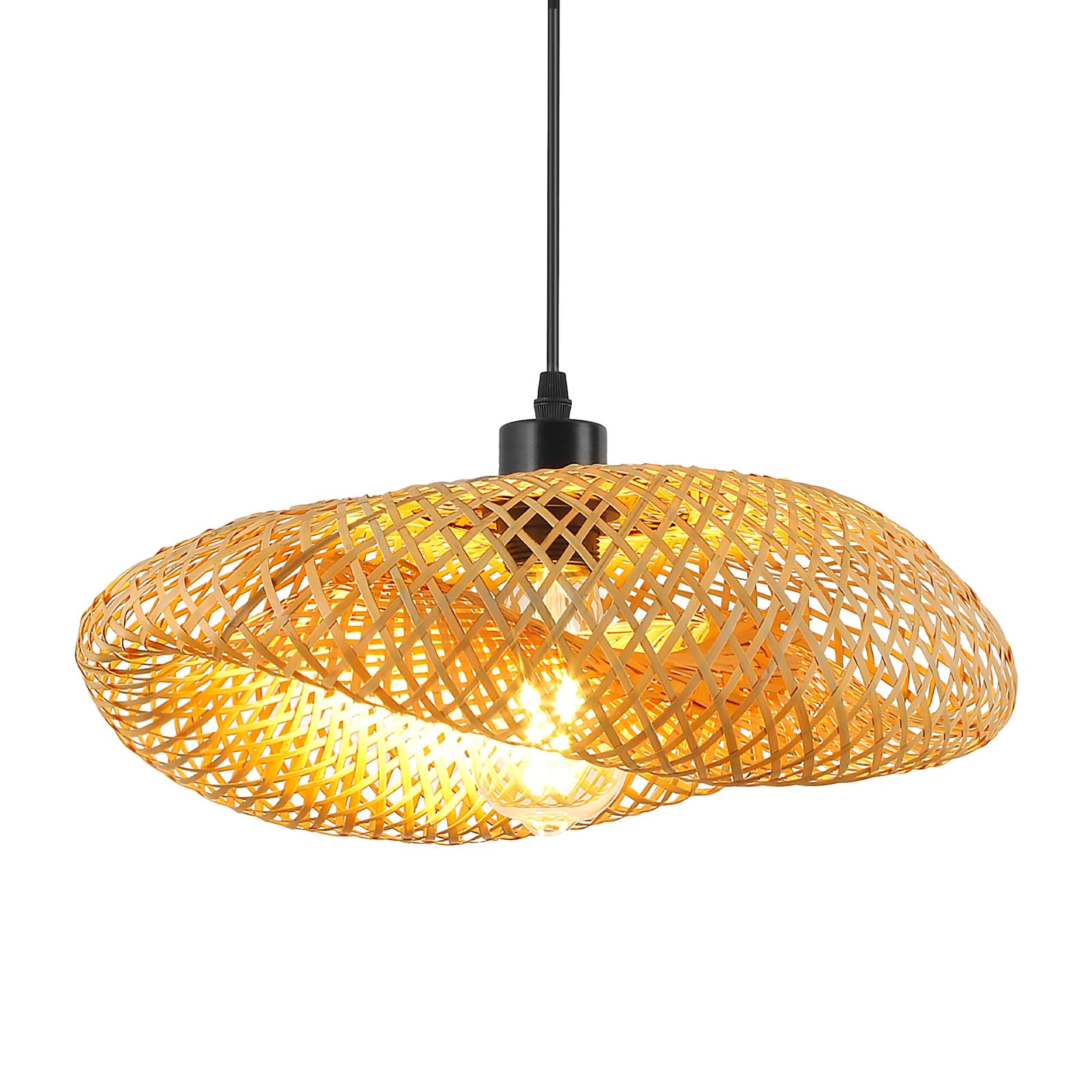 Boho Chandelier - 60cm E27 Bamboo