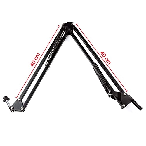 Mic Stand - Extendable Scissor Arm Table Mounting Clamp