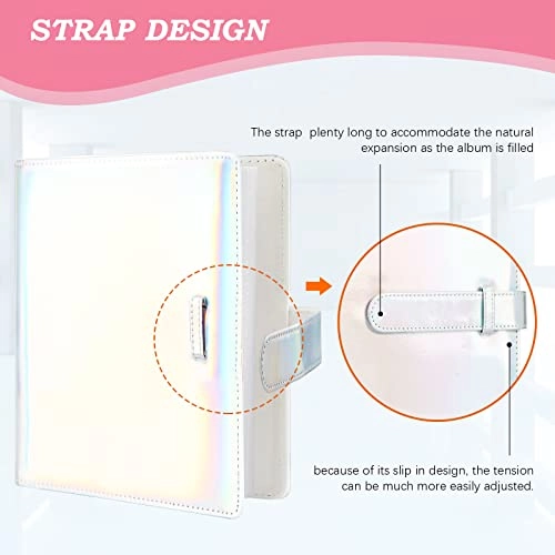 2x3" 256 Pockets PU Leather Photo Album