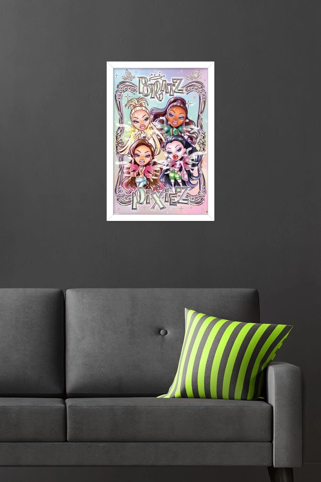 Pixiez Wall Poster - Paper 22.4"L x 14.7"W