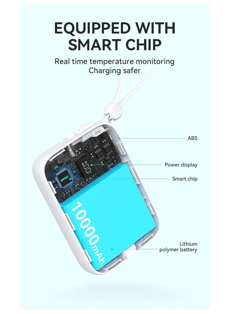 Pd - 22.5W Fast Charging Four Ports 10000Mah