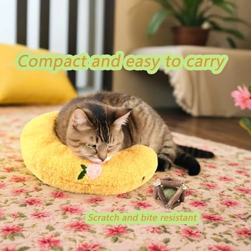 Soft Cat Pillow - Cotton