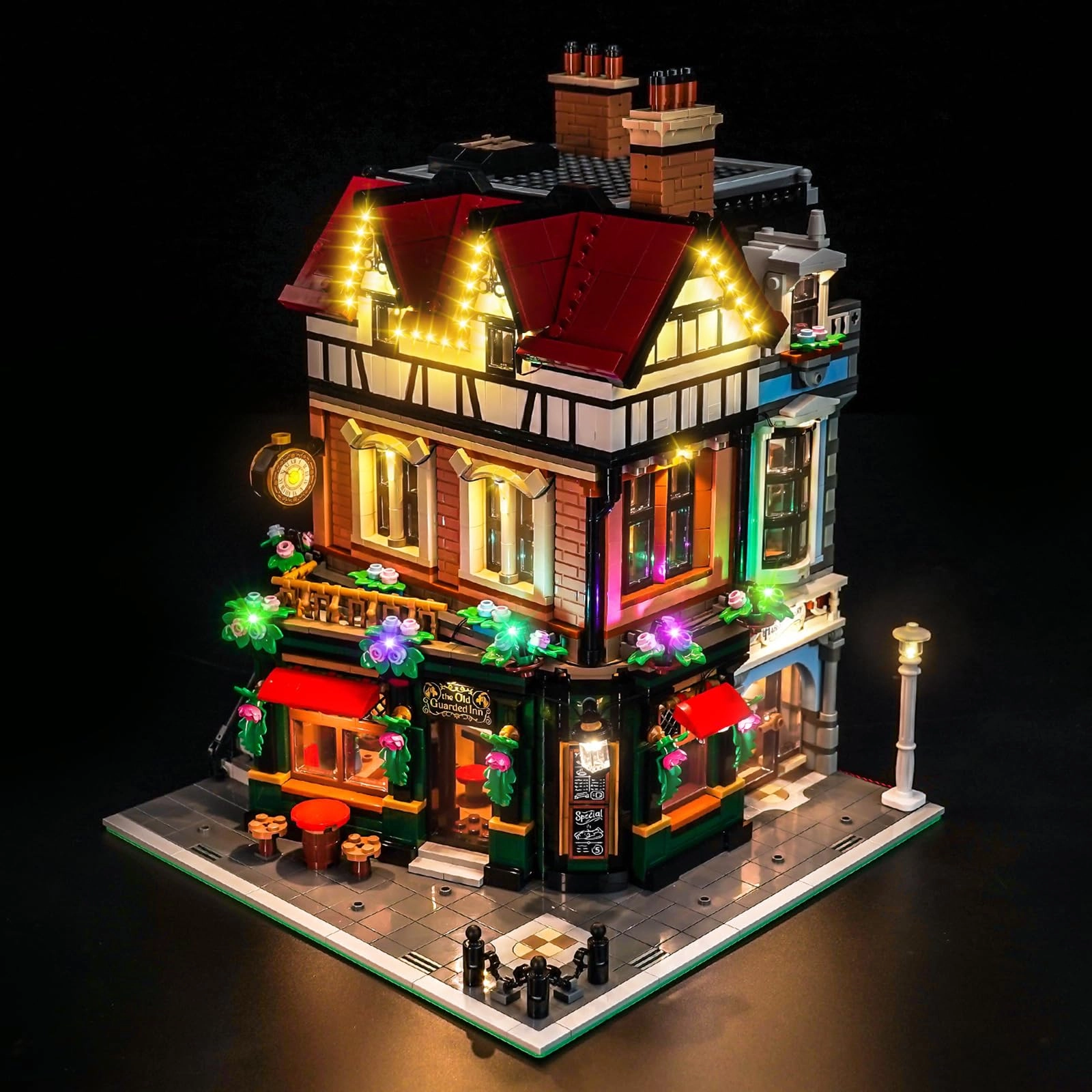 BrickBling LED Light Set - Compatible with 10350 Tudor Corner 10 light sources