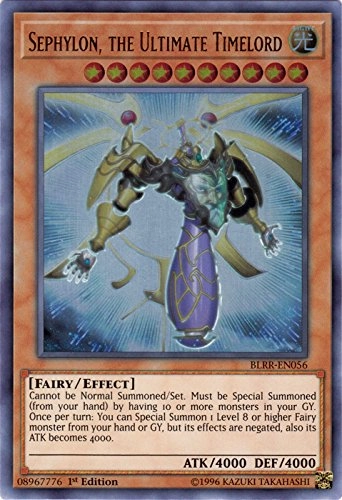 Yu-Gi-Oh! Sephylon, The Ultimate Timelord BLRR-EN056 - English 1st Edition