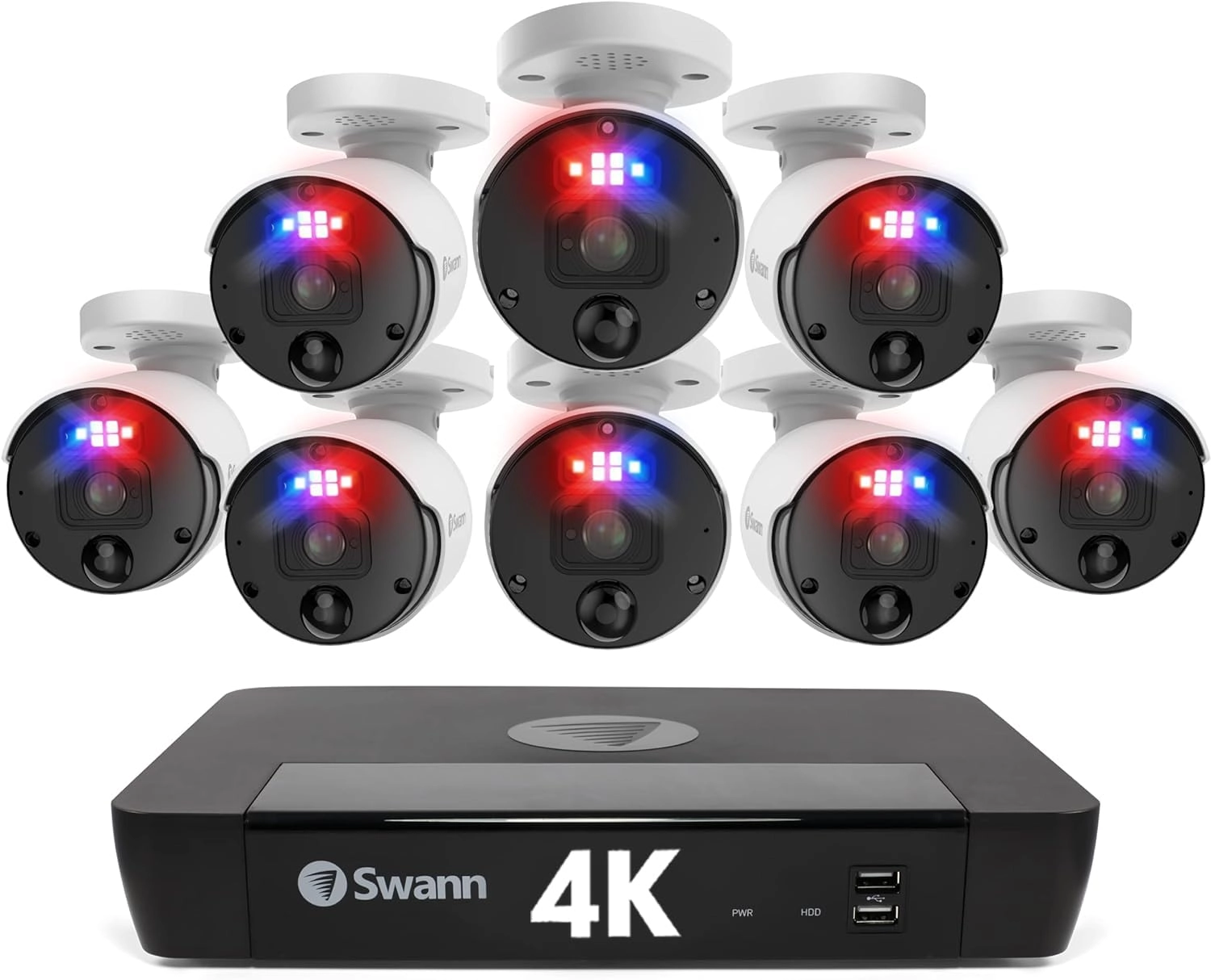 Swann NVR-8990 - 8 cameras 8 channels 4K