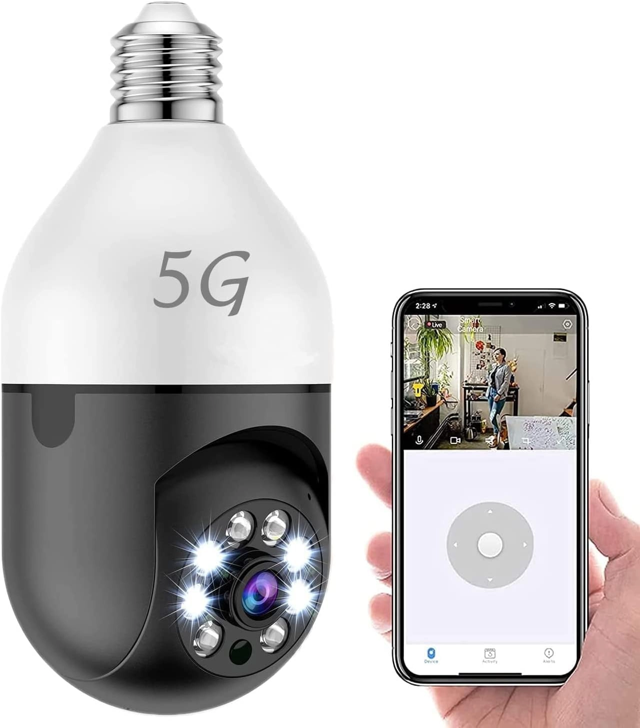 Light Bulb Camera 1080P