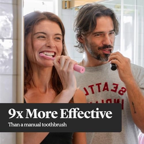 PRO-X Sonic Electric Toothbrush - 70-Day Battery Life 3 Replacement Heads