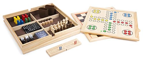 Wooden Game Collection - 9 in 1 (Dutch)
