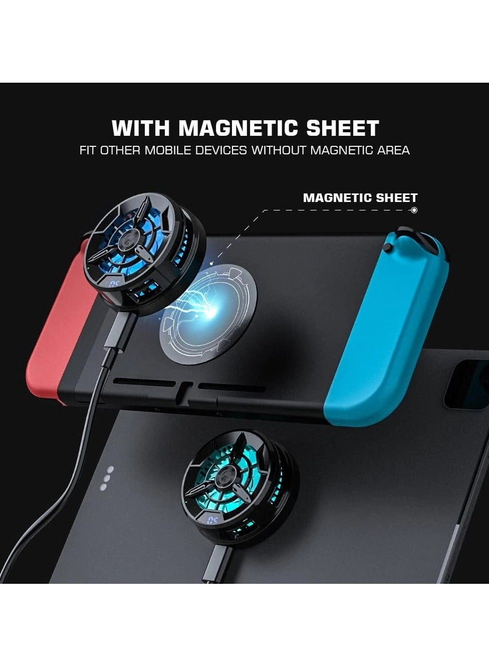 F9 Semiconductor Phone Cooler - 7-Blade Fan