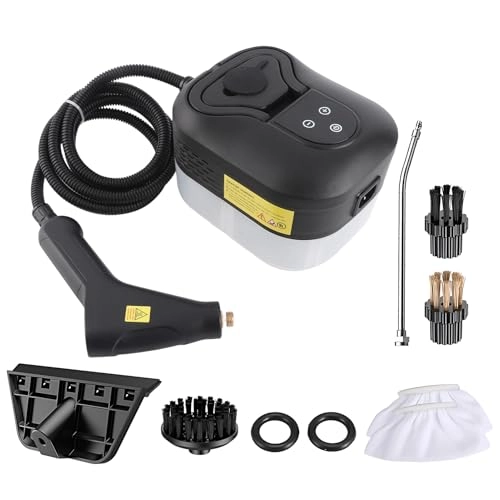 Handheld Steam Cleaner - 1500W 3 Brush Heads