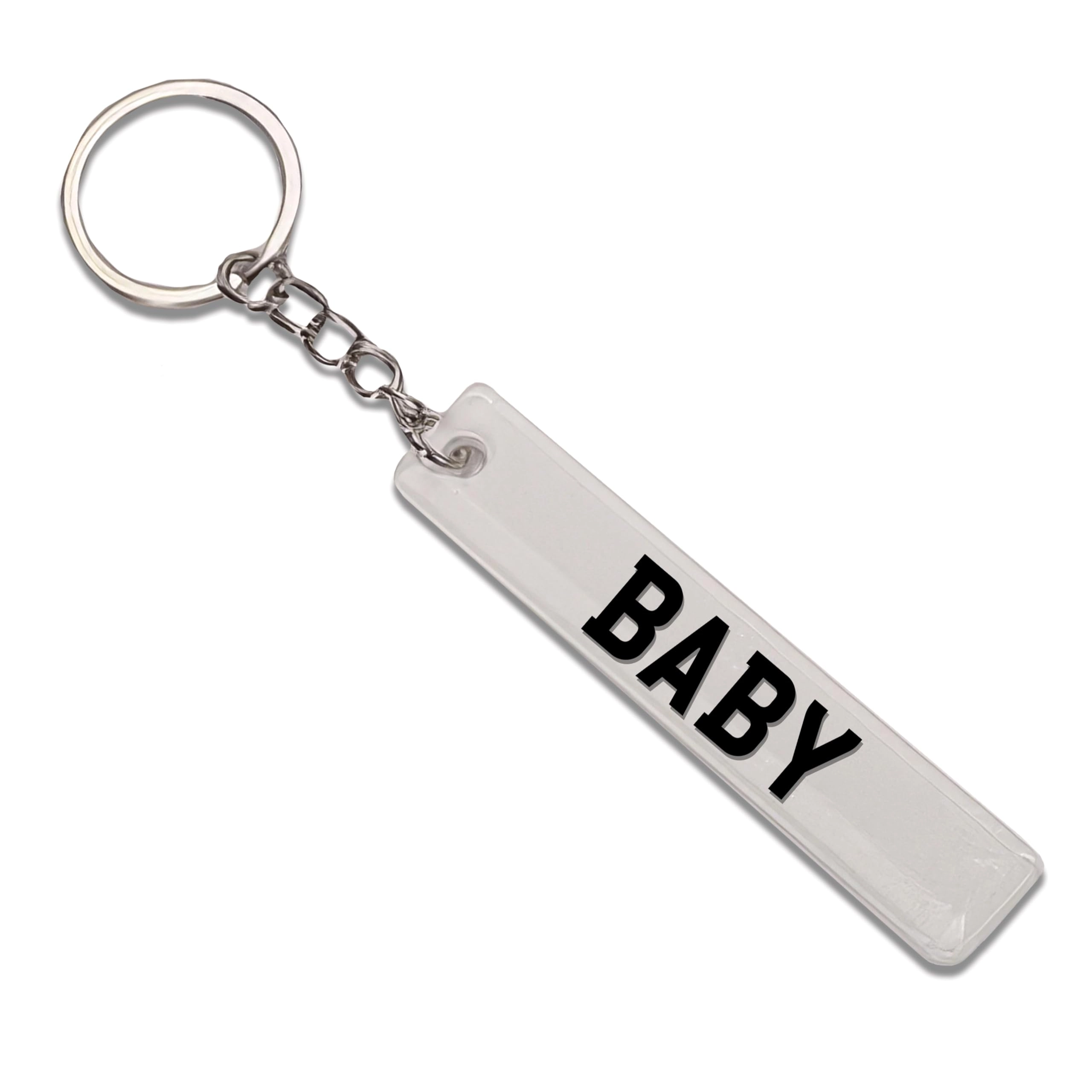 Number Plate Keyring - Number