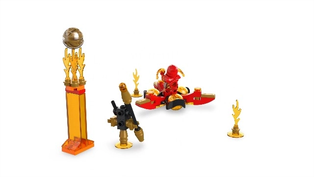 NINJAGO Kai’s Dragon Power Spinjitzu Flip (71777)