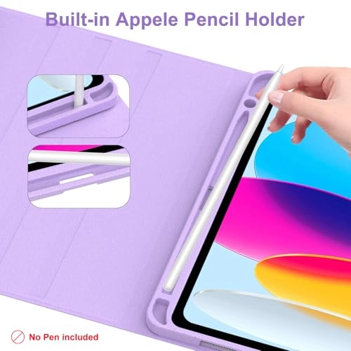 Keyboard Case with Pencil Holder for iPad 10th generation 10.9-inch (2022)