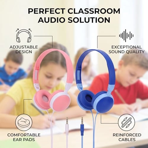12 Pairs Kids Headphone - Wired Headphone