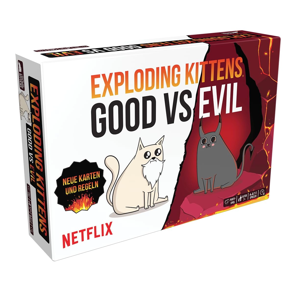 Asmodee Exploding Kittens: Good vs Evil - Card Game (German)