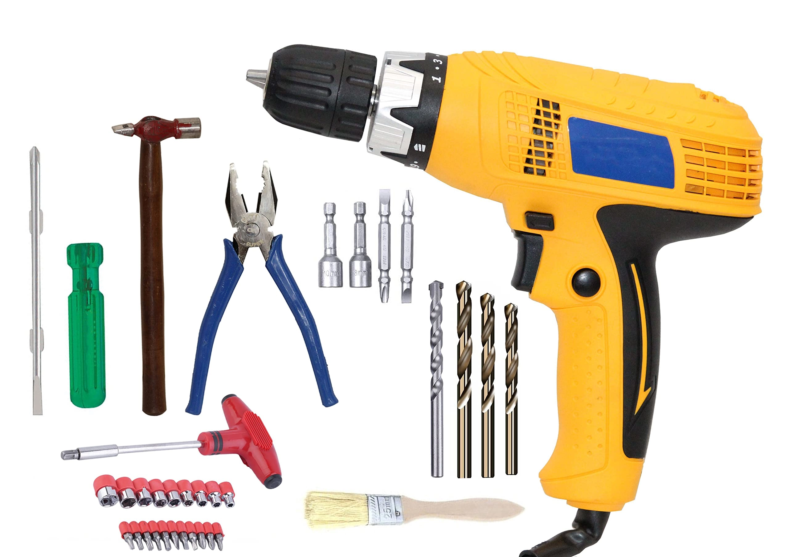 Electric Reversible Screw Driver Drill Machine