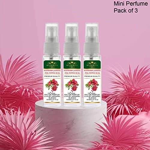 Raspberry Jasmine Pine Pepper Musk Eau de Parfum 24ml Pack