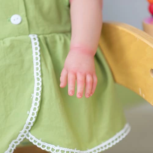 Teegan Reborn Doll - 24 Inches Black Hair Blue Eyes