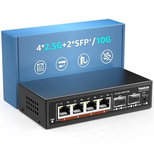 6 Port | 4x2.5G +2x10G SFP 6-ports