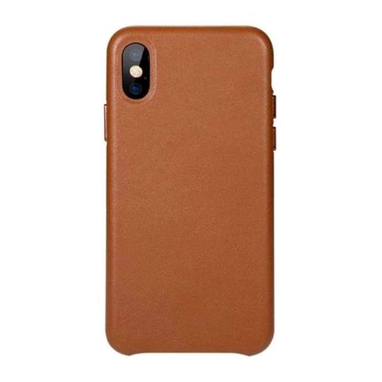 Benks Eleleat Leathr Case - Leather Back Case for Apple iPhone X