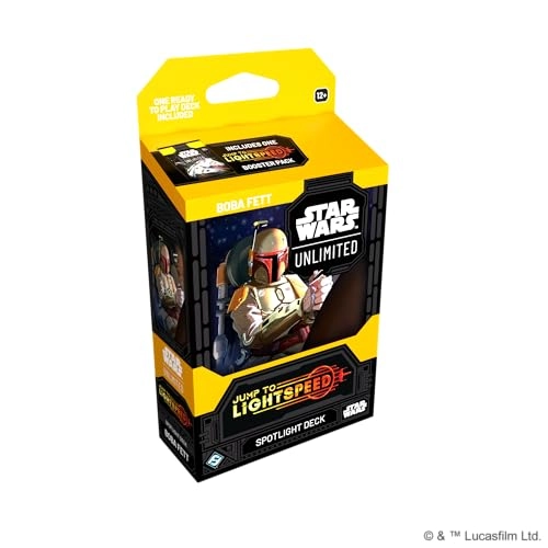 Star Wars: Unlimited Jump to Lightspeed Boba Fett Spotlight Deck - 50-card