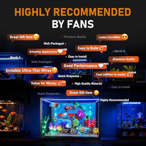 LED Lights for LEGO-10366 Tropical Aquarium