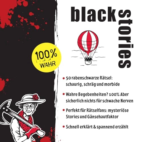 Black Stories Daily Disasters - 50 Puzzles Card Game