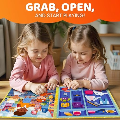 Magnetic Dressing Dolls - 3 years and up 35 pieces