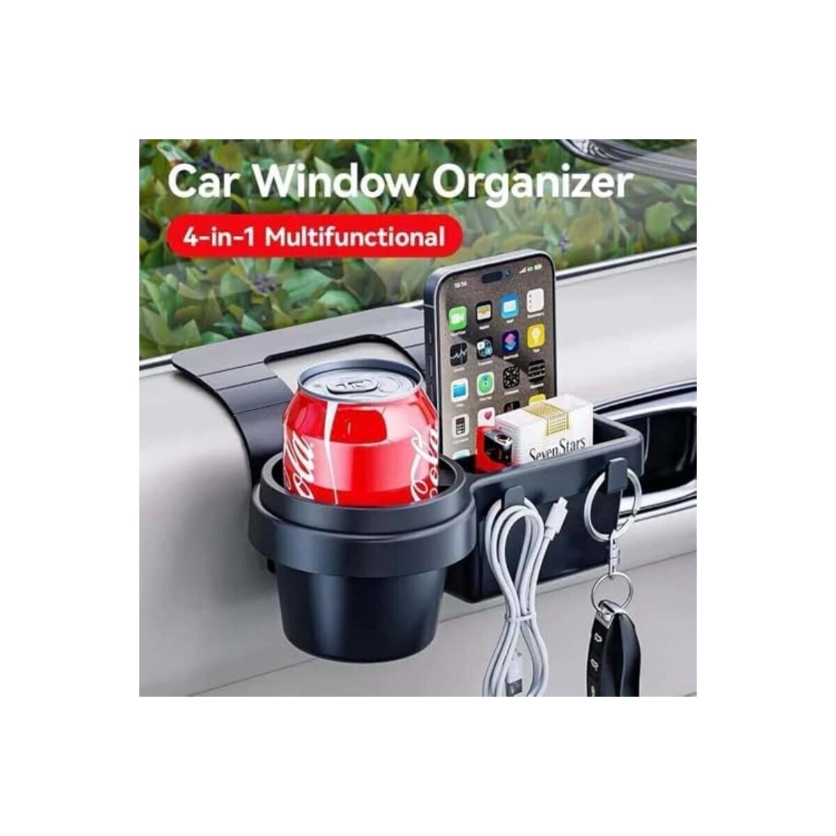 Car Window Multifunctional Storage Tray Organizer