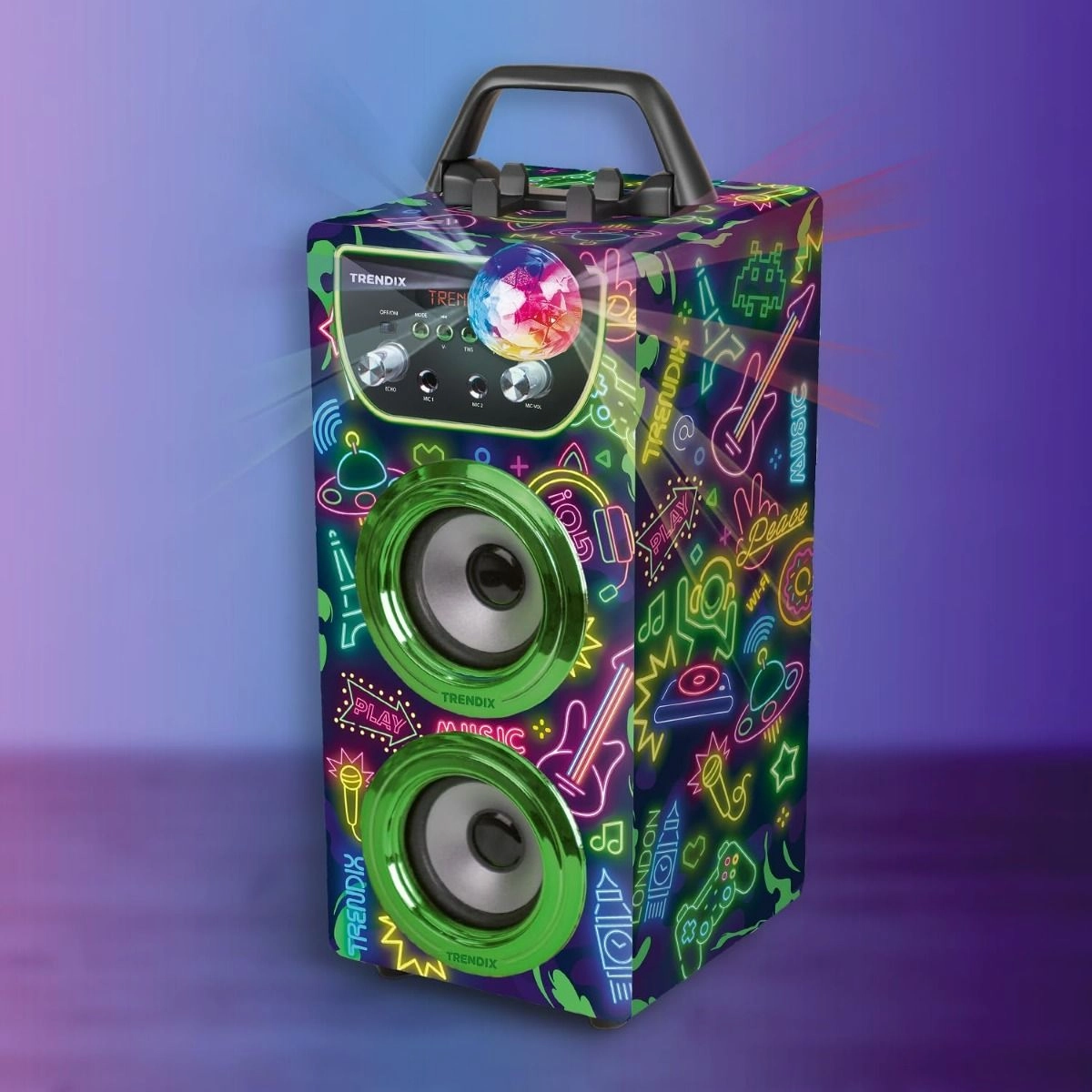 Trendix Neon World Karaoke Machine - 5 to 14 years