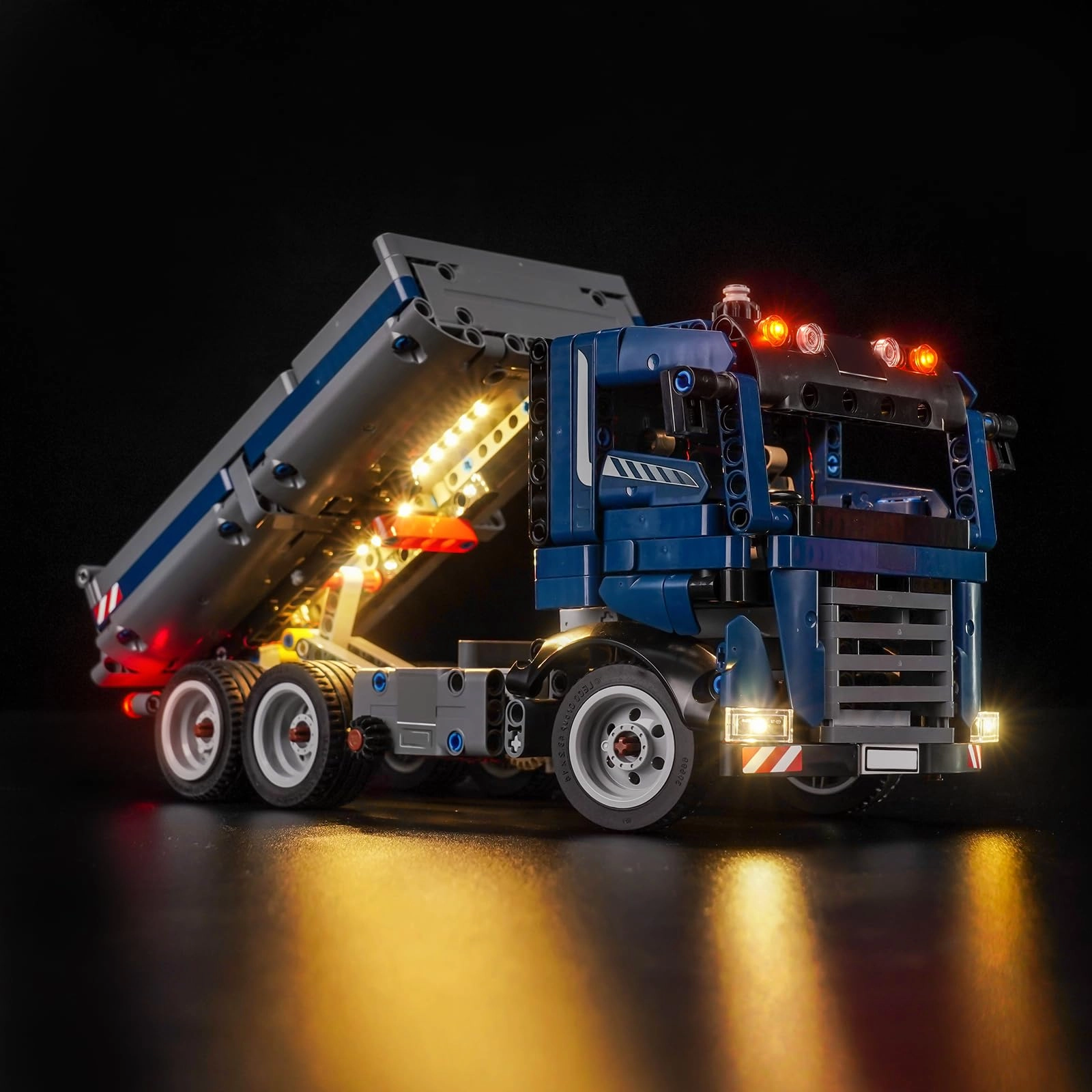 BrickBling LED Light Set for LEGO Tipping Dump Truck 42203 - Copper Line