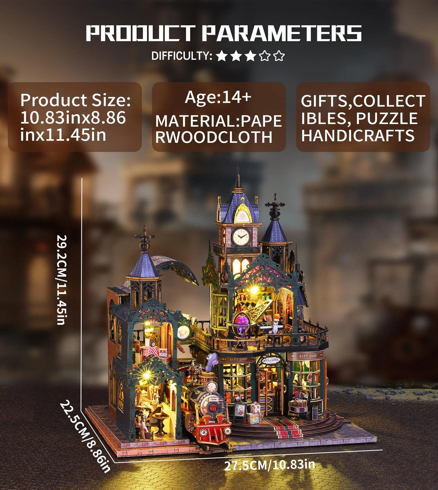 DIY Miniature Dollhouse Kit - 124 scale