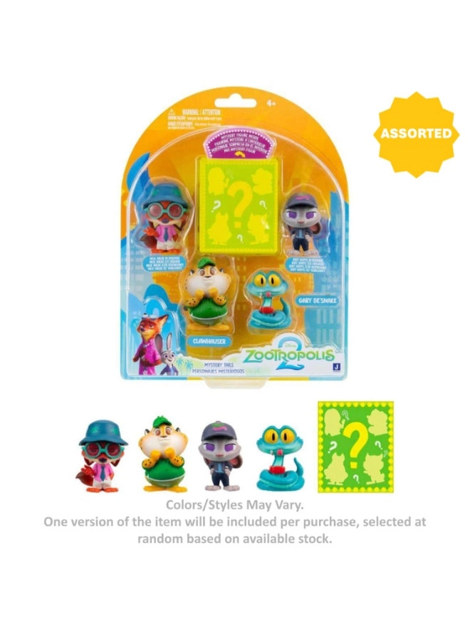 Zootropolis 2 Mystery Tails Figures Set - Zootropolis 2 - 5 pcs