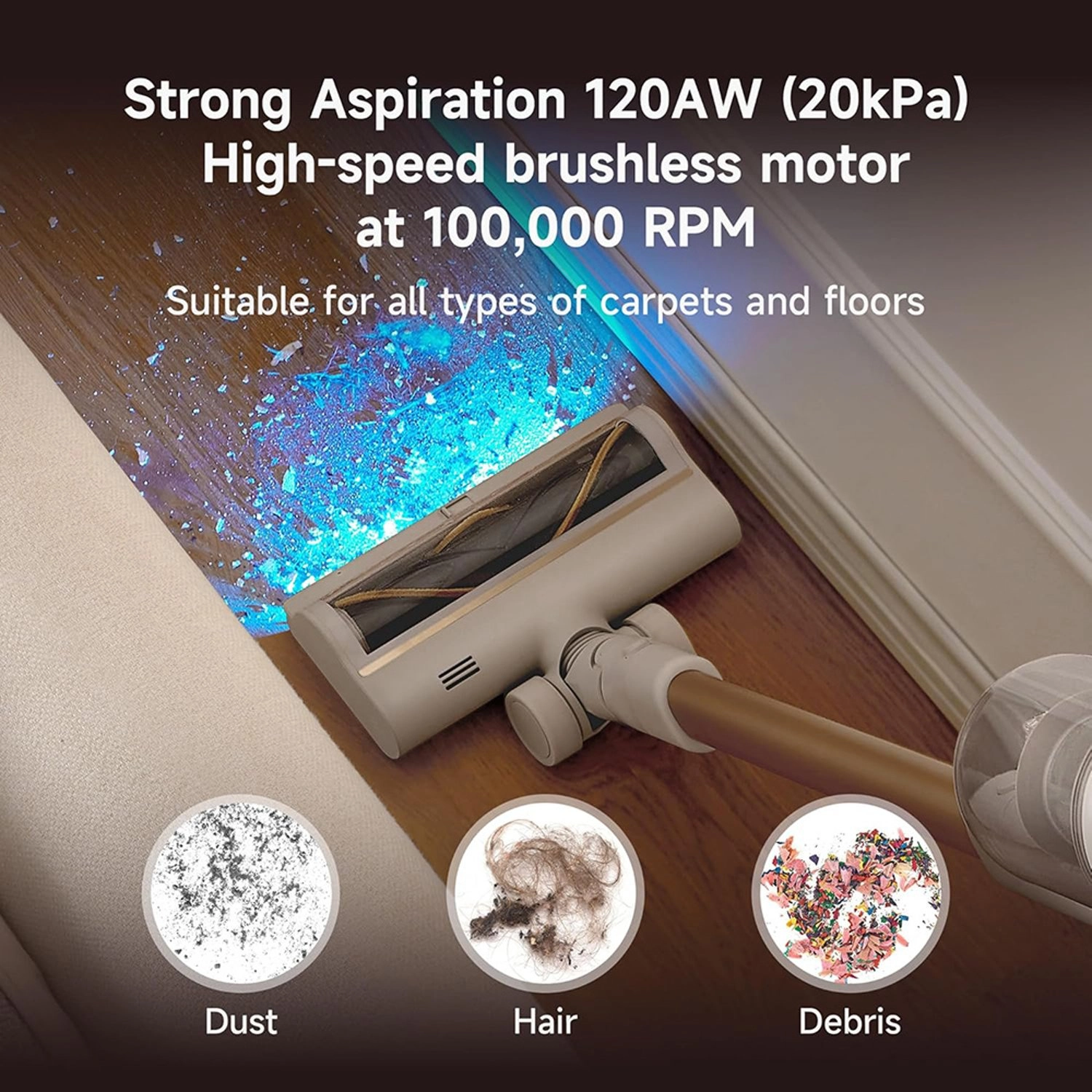 U20 - Cordless 120AW Blue Light