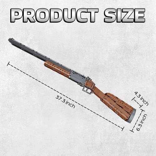 Double Barrelled Building Bricks Gun - 1054 pcs