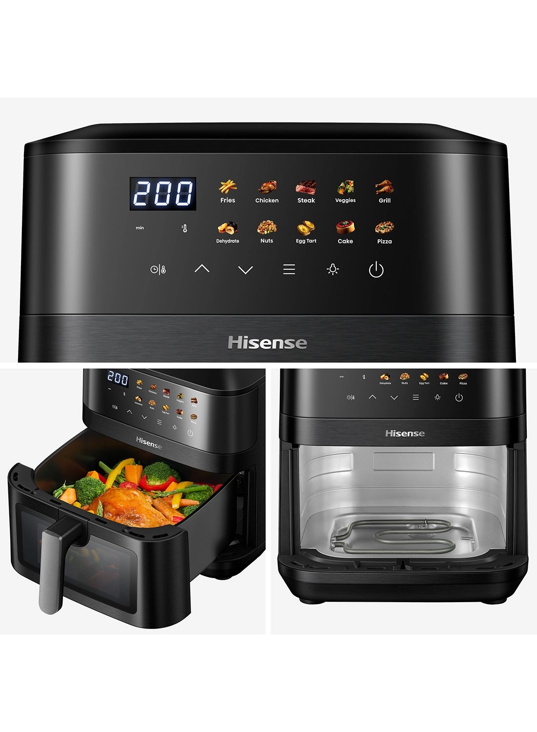 Dual Air Fryer H08AFBK1S4