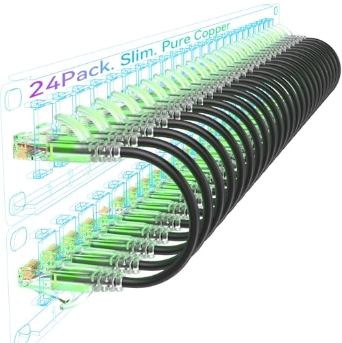 Sokqovt Cat6a Patch Cables - 6ft