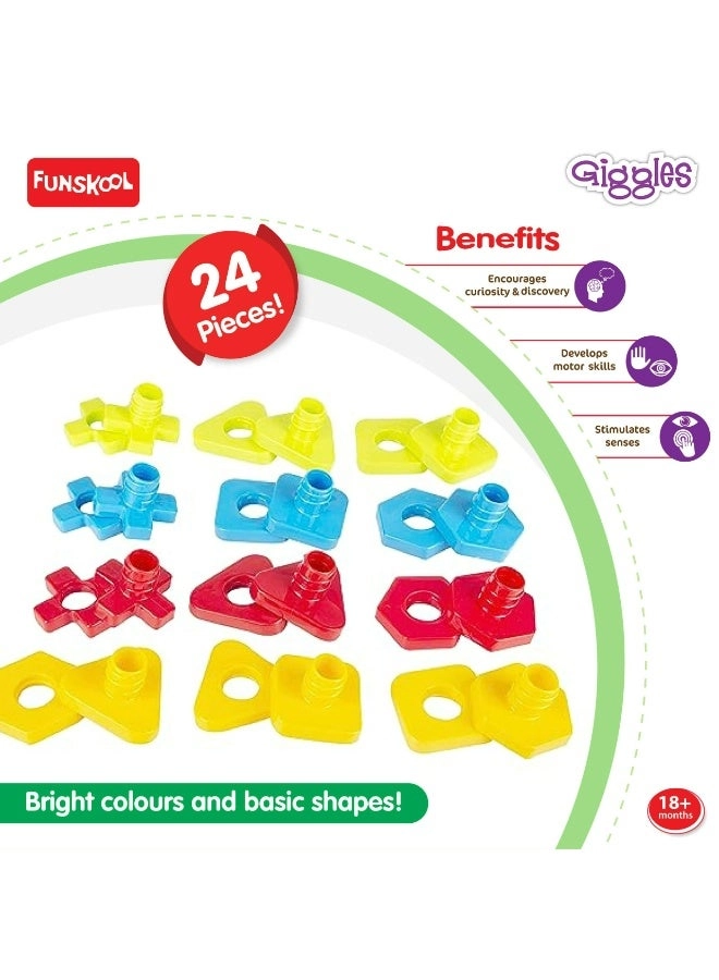 Nuts & Bolts - 18 Months 24 pieces