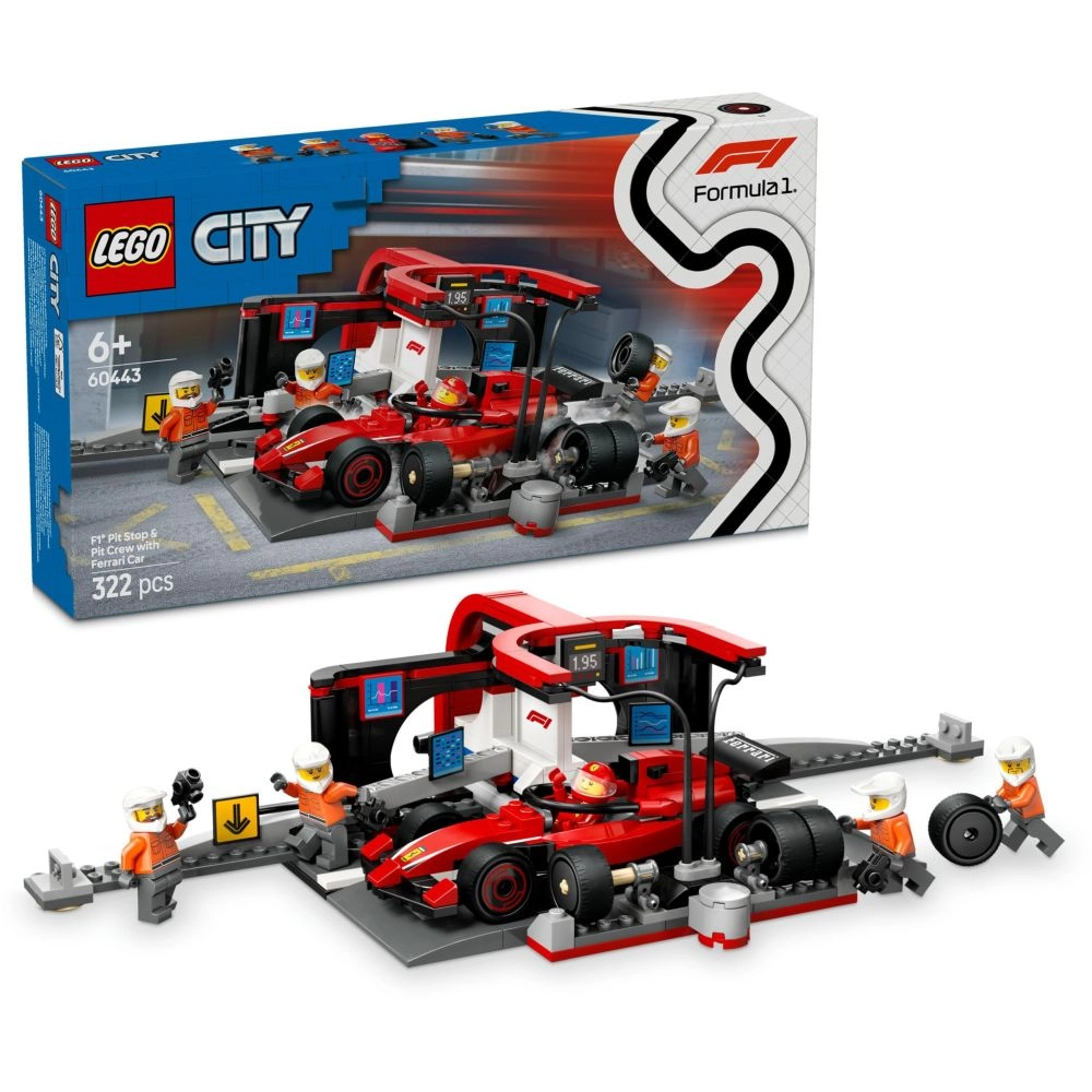 LEGO City F1 Pit Stop & Pit Crew (60443)