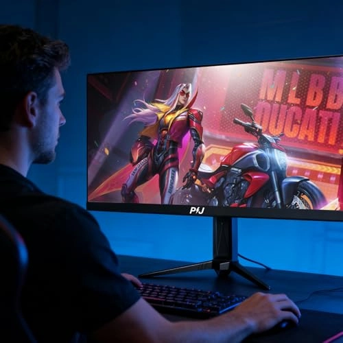 Gaming Monitor - PIJ001A 34 Inches 3440 x 1440 Pixels