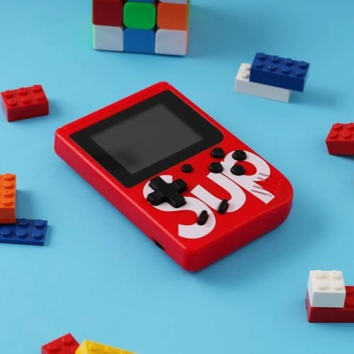 Retro Gaming Console - Built-in Classic Games 90s Style AV Output