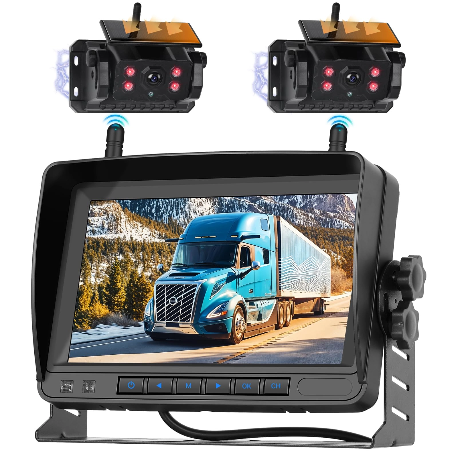 Driauto 7 "IPS HD Backup Camera - Night Vision Wireless 1080P