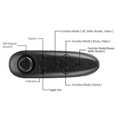 Universal Bluetooth 3.0 Gamepad Remote Controller - black iOS Android PC