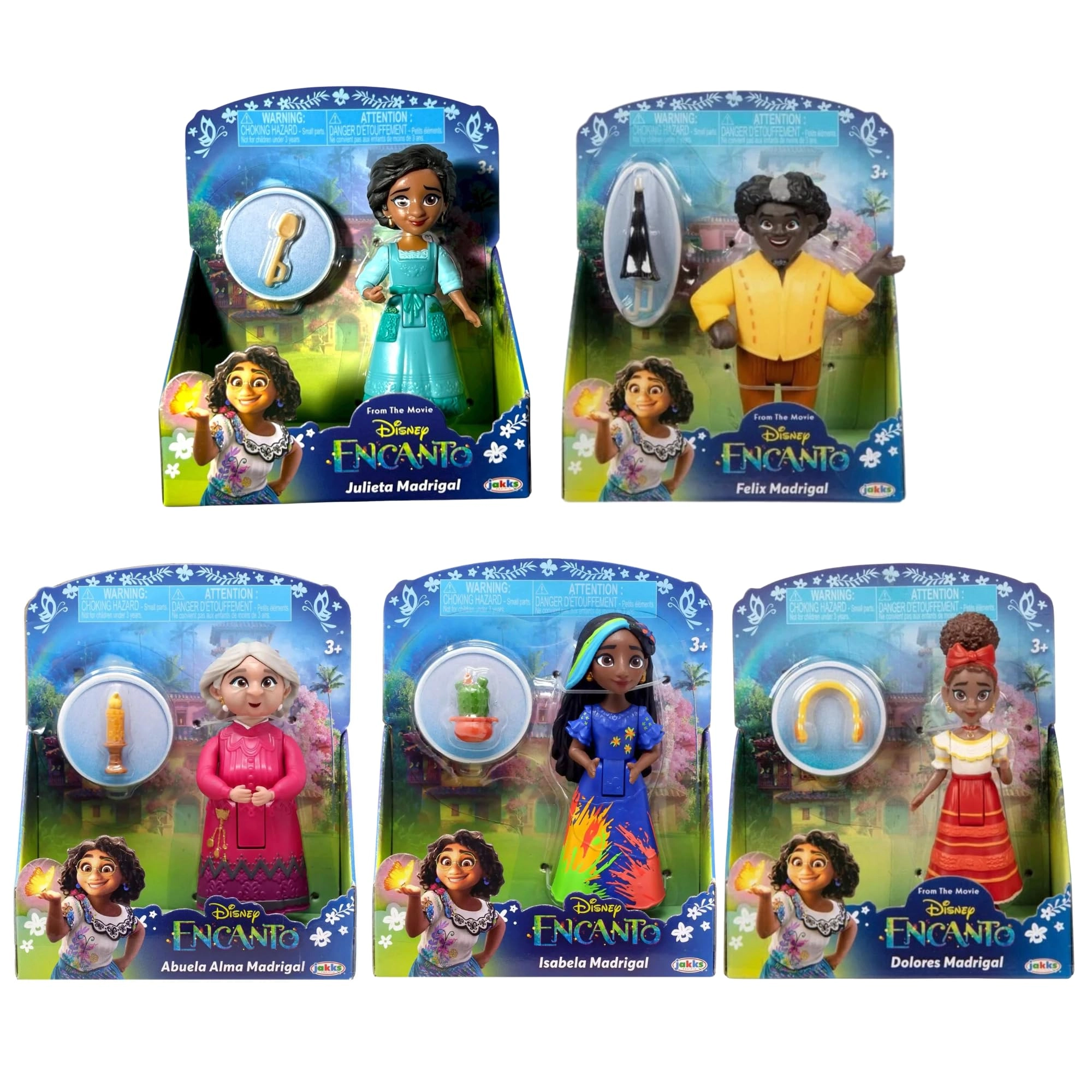 Hasbro Encanto Mini Figures - Ages 3+ 5 pieces Set
