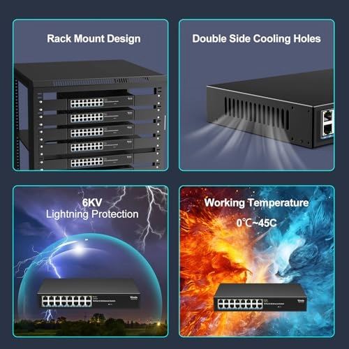 16x2.5G Ethernet Switch - 16-ports